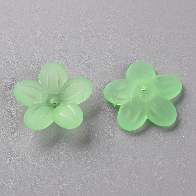 Frosted Acrylic Bead Caps MACR-S371-08A-733-1