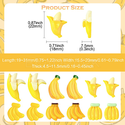 60Pcs 6 Styles Opaque Resin Cabochos RESI-CJ0005-11-1