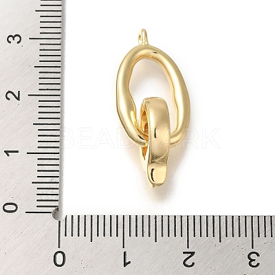 Brass Fold Over Clasps LS-KK-H480-15G-1