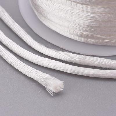Nylon Satin Rattail Cords NWIR-L006-1mm-27-1