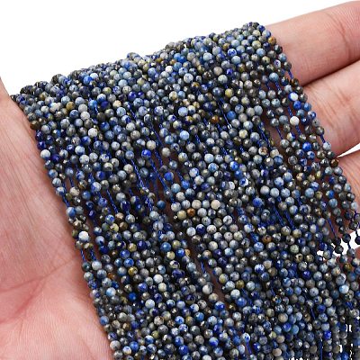 Natural Lapis Lazuli Beads Strands G-RM2025-A04-2mm-1