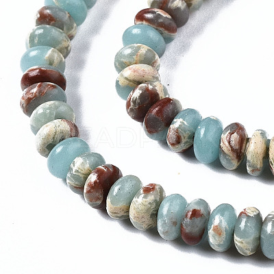 Synthetic Aqua Terra Jasper  Beads Strands G-S366-102B-1