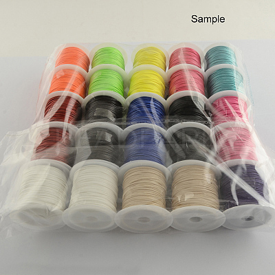 Korean Waxed Polyester Cords YC-R004-1.0mm-02-1