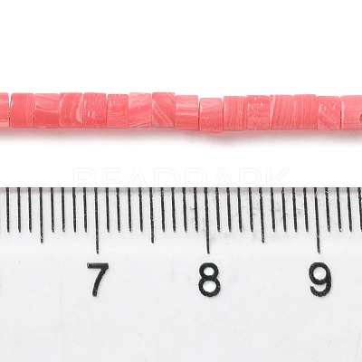Synthetic Rhodochrosite Beads Strands G-K368-A07-02-1