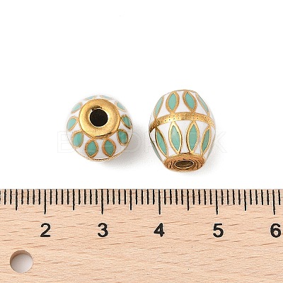 304 Stainless Steel Enamel Beads STAS-P380-81G-01-1