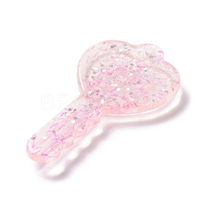 Acylic Pendant with Glitter Powder OACR-H035-01C-1