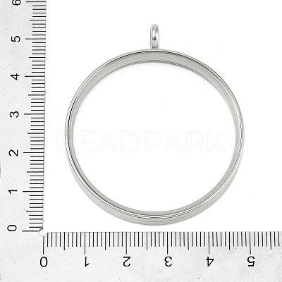 304 Stainless Stee Locket Pendants STAS-S132-16P-07-1