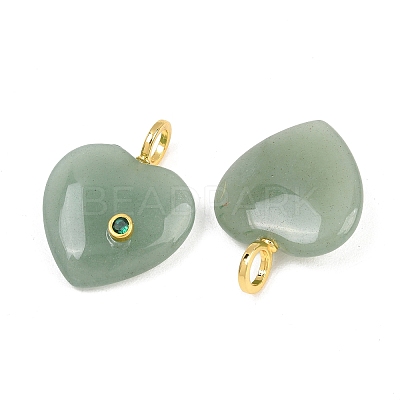 Natural Green Aventurine Pendants G-D104-01G-13-1