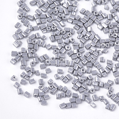 Baking Paint Glass Beads SEED-S023-11A-07-1