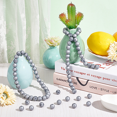 Food Grade Eco-Friendly Silicone Beads SIL-WH0010-10B-1