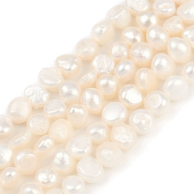 Natural Cultured Freshwater Pearl Beads Strands PEAR-P064-19D-04A-1