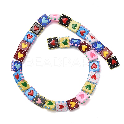 Glass Enamel Beads GL-CBA33A9-03-1