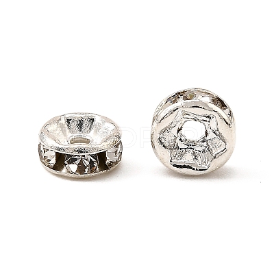 Brass Rhinestone Spacer Beads X-RB-A014-Z5mm-01S-1
