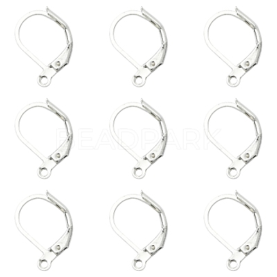 100Pcs Brass Leverback Earring Findings KK-YW0003-37P-1