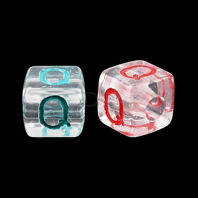 Acrylic European Beads MACR-I042-01Q-1