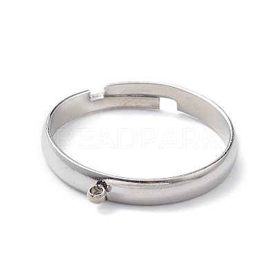 Non-Tarnish 304 Stainless Steel Loop Ring Bases KK-I674-02P-A-1