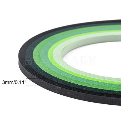 6 Colors Quilling Paper Strips DIY-J001-3mm-A04-1