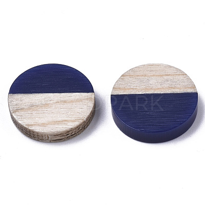 Resin & Wood Cabochons RESI-R425-05B-1