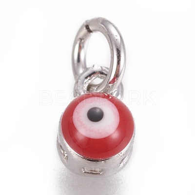 Brass Enamel Charms KK-L188-04A-P-1