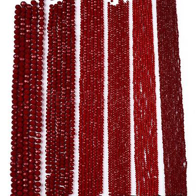 Opaque Solid Color Imitation Jade Glass Beads Strands EGLA-A044-P1mm-D02-1