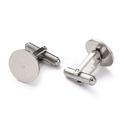Non-Tarnish 304 Stainless Steel Cuff Buttons STAS-H124-10P-1