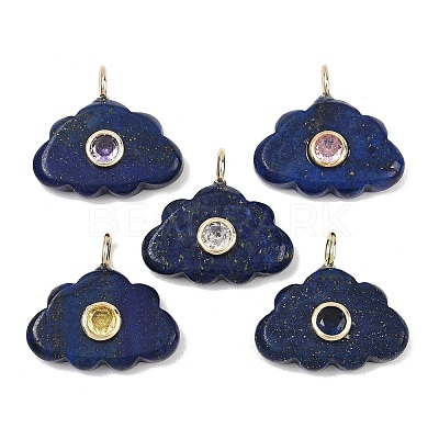 Dyed Natural Lapis Lazuli Pendants GG-CBA5B00-01G-05-1