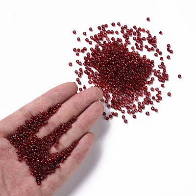 8/0 Glass Seed Beads SEED-A005-3mm-25B-1