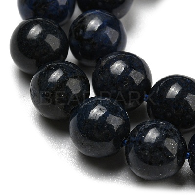 Grade AA Natural Dumortierite Quartz Beads Strands G-R494-A14-03-1