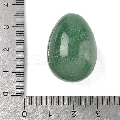 Natural Green Aventurine Egg Shape Display Decorations G-Z094-01K-1