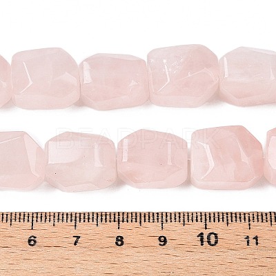 Natural Rose Quartz Beads Strands G-N342-142-1