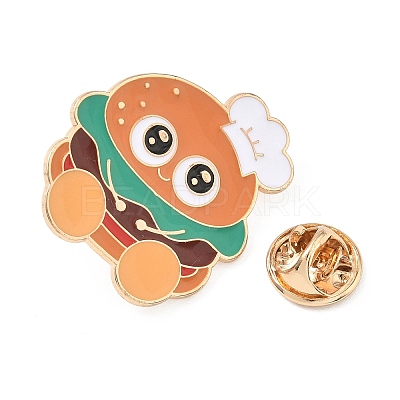 Food Enamel Pins JEWB-F046-01B-G-1