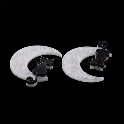 Halloween Printed Acrylic Pendants MACR-M021-01-1-1