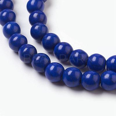 Synthetic Turquoise Beads Strands TURQ-G106-8mm-02N-1