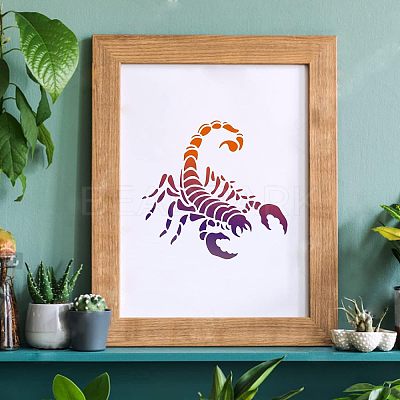 Large Plastic Reusable Drawing Painting Stencils Templates DIY-WH0202-197-1