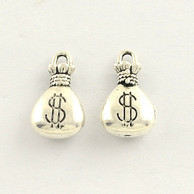Tibetan Style Zinc Alloy Charms TIBEP-S288-10-1