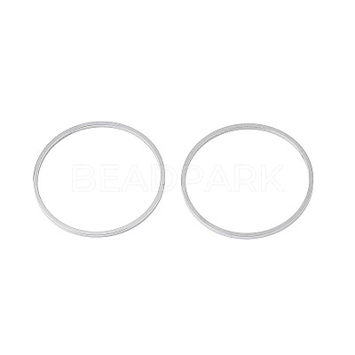 Non-Tarnish 304 Stainless Steel Linking Ring X-STAS-T047-15N-1