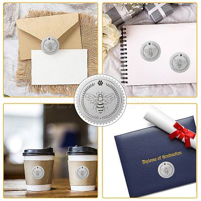 34 Sheets Silver Foil Embossed PET Picture Sticker DIY-WH0528-023-1