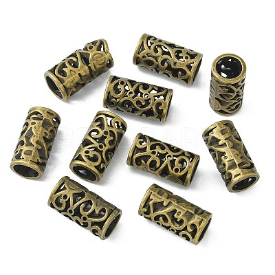 Tibetan Style European Beads X-MLF11569Y-NF-1