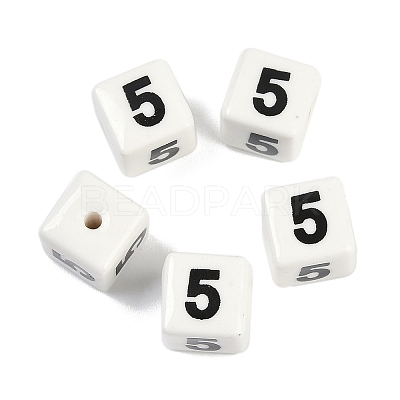 Glazed Porcelain Beads PORC-R003-07-05-1