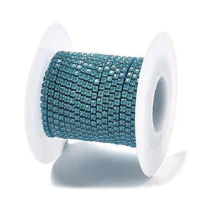 Iron Rhinestone Glass Cup Chain CH-U001-01H-1