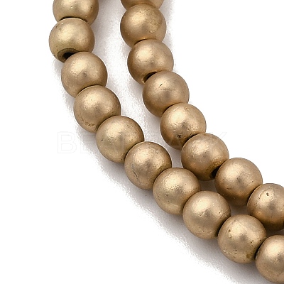 Electroplated Synthetic Non-magnetic Hematite Beads Strands G-H327-D01-03A-1