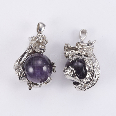 Gemstone Pendants G-L477-B05-1