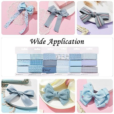 9 Yards 3 Styles Polyester Ribbon SRIB-A014-E11-1