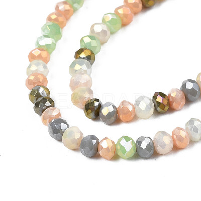 Opaque Glass Beads Strands X-GLAA-T006-07-A03-1
