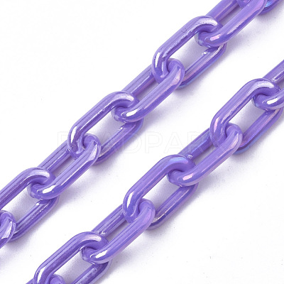 Acrylic Opaque Cable Chains X-PACR-N009-002E-1