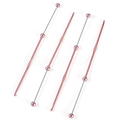 4Pcs DIY Alloy Beadable Crochet Hooks AJEW-TA0003-50D-1