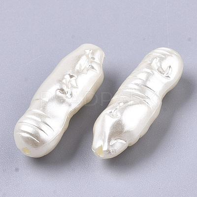 ABS Imitation Pearl Acrylic Beads OACR-S028-129-1