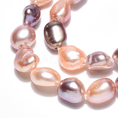 Natural Cultured Freshwater Pearl Beads Strands PEAR-N014-05F-02-1