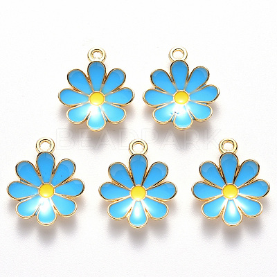 Alloy Enamel Pendants ENAM-S121-116E-1