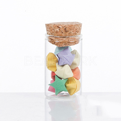 Mini High Borosilicate Glass Bottle Bead Containers BOTT-PW0001-262B-1